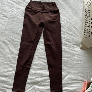 Brown Textureless bootybybrabants leggings OSFM (00-12)